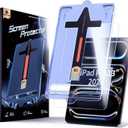 MAGIC JOHN for iPad Pro 13 inch Screen Protector M4[2024] Tempered Glass, Auto Dust-Elimination, Bubble Free, HD Clear, Easy Installation, Scratch Resistant