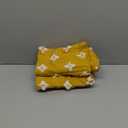 ANRODUO Pack of 2 Yellow Floral Boho Decorative Throw Pillow Covers with Tufted Rhombic Jacquard for Fall Room Decor Boho Pillow Covers Decorations 18x18 In Soft Pillowcase for Couch Sofa Living Room