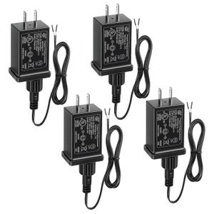 4 Pack 29V 13W Class 2 Power Supply with 9.8Ft Extension Cord, LED Light Adapter for Christmas Tree Light, Waterproof IP44 Christmas Tree Adapter for Holiday String Lighting Outdoor