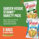 Sensible Portions Garden Veggie Straws, Sea Salt & Zesty Ranch, 0.75 oz Variety Mix (Pack of 10) (EXP 12/17/25)