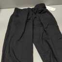 Weintee Women's Knit Sweatpants Capri Pants with Pockets (Black). S Size