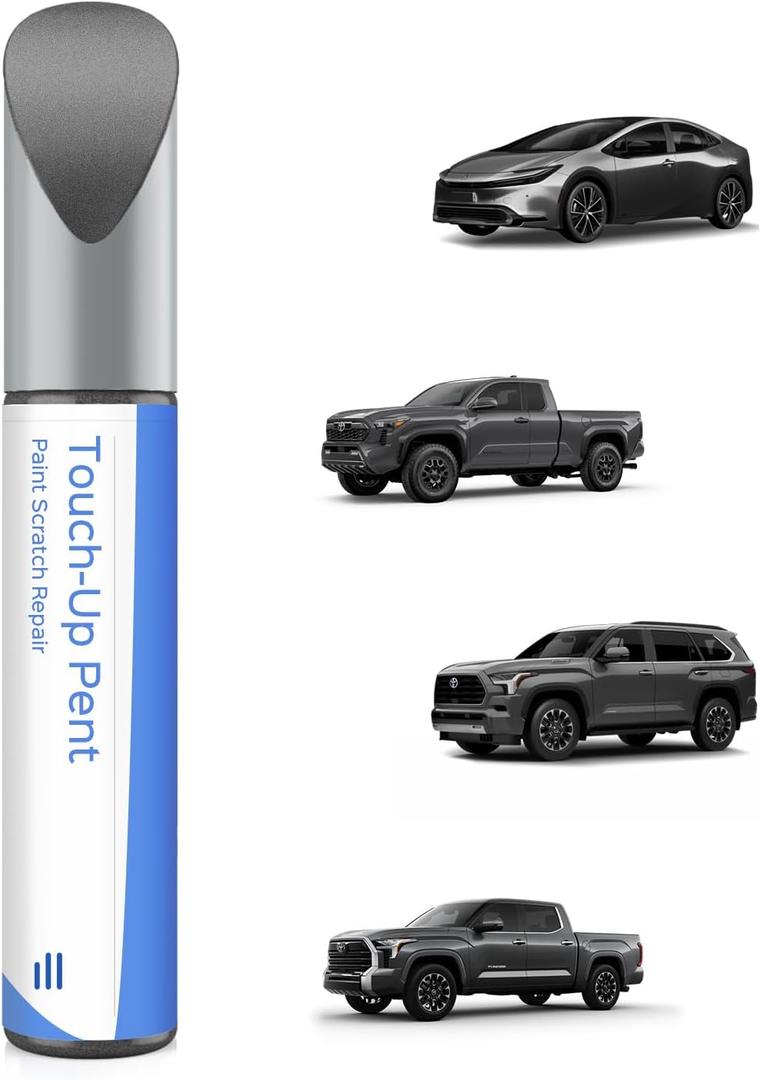 1G3 Magnetic Gray Metallic Touch Up Paint Compatible with Toyota Exact Match Chips and Nicks Touch Up (Magnetic Gray Metallic(1G3) compatible with 4Runner/Avalon-models/Corolla/Crown/Highlander-models/Land-Cruiser/Prius/Prius-c/Prius-Prime/Prius-v/RAV4/Sequoia/Tacoma/Tundra/Venza/Yaris)