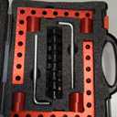 Corner Clamp for Woodworking, 90 Degree Clamp, Right Angle Clamp, 4 Pack 5.5" x 5.5" Aluminum Alloy Positioning Clamping Squares with Case for Picture Frames, Boxes, Cabinets, Drawers