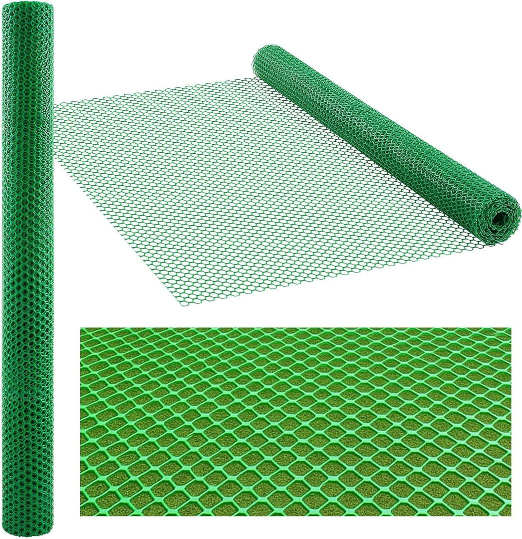 Grass Protection Mesh 3' x 32.8' Roll (206.64sf) Reinforcement for Grass Parking Driveways, Turf Protection Lawn or Park Turf Reinforcement