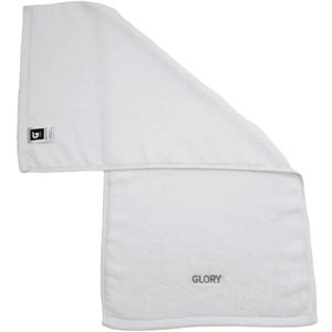 Glory Gym Towel - 100% Organic Cotton - Soft and Absorbent for Gym, Yoga, spa Dimensions (29.52 X 13.78 inch) 570 GSM (White)