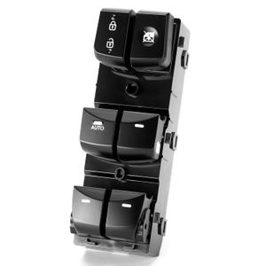 Master Power Window Switch Driver Side for 2014 2015 2016 2017 2018 2019 Hyundai Elantra, Front Left Auto Door Lock Switch Control Button Assembly Replacement 935713X001RY DWS2072 1S16474