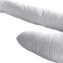 Comfort Body Pillow White - Pregnancy Pillow Cover - Pillow Cover - Grey Jersey Replacement Cover For Comfort Body Pillow - For Pregnancy Pillow - Maternity Pillow