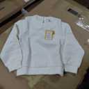 BDUCK+ Girls Boys Sweatshirt Cute Cartoon Yellow Duck Crewneck Pullover for Toddler Kids Long Sleeve Shirt Tops 120/60