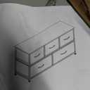 WLIVE 5 Drawer Dresser for Bedroom, Wide Chest of Drawers, White
5 roomy fabric drawers, Wide low-profile design, Bedroom or closet use, Sturdy steel frame, Smooth wood tabletop