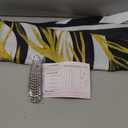 QGHOT Olive Green and Gold Shower Curtain Modern, Boho Mid Century Shower Curtains for Bathroom Decor MCM Minimalist Leaf Simple Bath Curtain Set, Waterproof, Fabric, with Hooks (70''W x 84''L)