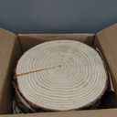 Set of 10 large wood slices, rustic wooden rounds for wedding centerpieces, event decor