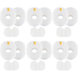 Colorfullife 6 Pack HV300 Replacement Filters for Shark Rocket HV300, HV300W, HV301, HV302, HV303, HV305, HV308, HV310, UV450, 6 Foam + 6 Felt Filters and 6 Post-filters, Replaces Part XFFV300