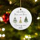 Expecting Baby Christmas Ornament 2026 Gifts for Expecting Parents, Parents to Be Unique Gifts 2026, Pregnancy Announcement for Husband Friend Family, Gender Reveal Ideas for New Dad Mom to Be Gift (And Then There Were Three Coming Soon 2026)