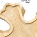12 Pack 12 Inch Unfinished Wood Crosses Natural Solid Wooden Cross for Crafts (12 x 8 x 0.6 Inches)