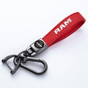 Car Keychain Compatible for RAM Series Key Chain Ring Accessories for Man and Woman Car Interior Accessories Red (Ky02)