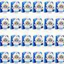 ArtCreativity 24-Pack / 2" Mini Astronaut Paratroopers  Durable Parachute Toys for Kids  Space-Themed Party Favors, Astronaut Piata Fillers, and Goodie Bag Toys