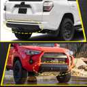 2pcs Front & Rear Bumper Lower Valance Panel Molding Compatible with 4Runner 2014-2023 Matte Black Lower Valance Panel