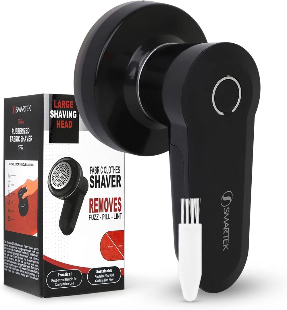 SMARTEK USA INC Black Smartek Rubberized Fabric Shaver