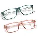 SKYOAK Trendy TR90 Progressive Multifocus Reading Glasses for Women +2.5x