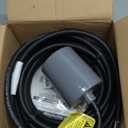 Little Giant RFSN-20, 120-250 Volts, Maximum 20-Amp - 1.5 HP, Pump Down Tethered Float Switch (Plug-less) for Pond, Sump, Sewage or Effluent Systems, 20-Ft Cord, Grey, 599318