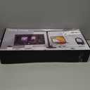 LED Desk Lamp for Home Office, Double Head 24W with Base, Architect Light 5 Lighting Brightness Flexible Gooseneck Table Reading Study, Black