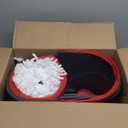 O-Cedar EasyWring Microfiber Spin Mop, Bucket Floor Cleaning System, Red, Gray, Standard