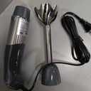 Mueller Multistick 5-in-1 Immersion Blender Handheld, 12 Speed Hand Mixer - Turbo Boost, Heaviest Duty Copper Motor, Titanium Blades Hand Blender, Milk Frother Wand, Whisk, Beaker, Chopper, Grey (Gray)