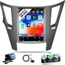 SIXWIN 2G+64G Android Car Stereo for Subaru Outback Legacy 2010-2014 9.7 Inch Touch Screen Car Radio with Wireless Apple Carplay Android Auto GPS Navigation Bluetooth FM WiFi HiFi Backup Camera MIC