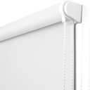 NUTRO CHILL Blackout Blinds, Window Shades Blackout with Thermal Insulated, UV Protection Fabric Window Blinds for Home and Office, Easy to Install (23"W x 68"H, White)