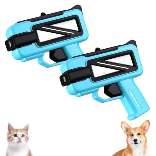 Geelin 2 Pack Squirt Spray for Cats Dogs Training Squirt for Cats Deterrent Water Spray Pistols for Dogs Pets Training(Square Style,Blue Black)