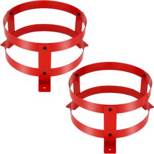 2 Pcs 5 Gallon Container Holder 11.6 Inch Diameter, Container Holder Rack for RV, Truck, Cart, UTV, Landscape Trailer