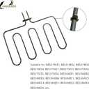 318254906 Oven Heating Element 318254901 Bake Element Fits for Electrolux Frigidaire Kenmore Electric Ranges Replaces for 318254909 1259831 318254901 AP4298966 PS1992188 Rated 3400 watts 240 Volts