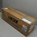 AWSUM 10ft /13ft Gymnastics Mat with Air Roller Tumbling Barrel Back Somersault Backbend Trainer for Inflatable Gymnastics Springboard Back Handspring Equipment, with Electric Pump (10ft*3.3ft*4in&(L)40in*(Diam)23.6", Pink/Black+Pink Roller)