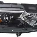 Front Right Passenger Side Chrome Housing Clear Lens Headlight for Chevy for Malibu 2019-2020 125-6822