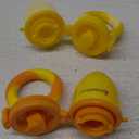 NatureBond Baby Food Feeder/Fruit Feeder Pacifier Nibbler (2 Pack) - Infant Teething Toy Teether Weaning in Appetizing Colors | + Additional Silicone Sacs (Sunshine Orange and Lemonade Yellow)