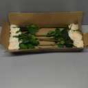 6 Pcs Silk Real Touch Latex Roses, Artificial Single Stem Big Bloom Faux Roses for Home Party Office Wedding Indoor Decor, Floral Arrangements, Table Centerpieces (Champagne)