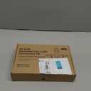 Recessed Can Light Conversion Kit for 5" and 6" Ceiling Fixtures - Pendant/Hanging Light Upgrade, Compatible with Ceiling Fans, Includes 7" Flat Steel Medallion, White Finish