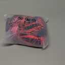 Eomenie Women's Push Up Wrap Front Swimsuit One Piece Tummy Control Bathing Suits Bandeau Support Slimming Swimwear, Extra Large, Purple and Black Printed