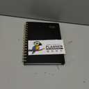 RETTACY 2025 Planner, Weekly and Monthly Planner, Jan 2025 - Dec 2025, 5.7" × 8.3", Medium Size, 2025 Calendar, 12-Monthly Tabs, Flexible Plastic Cover, Spiral Bound, 100 GSM Thick Paper (Black)