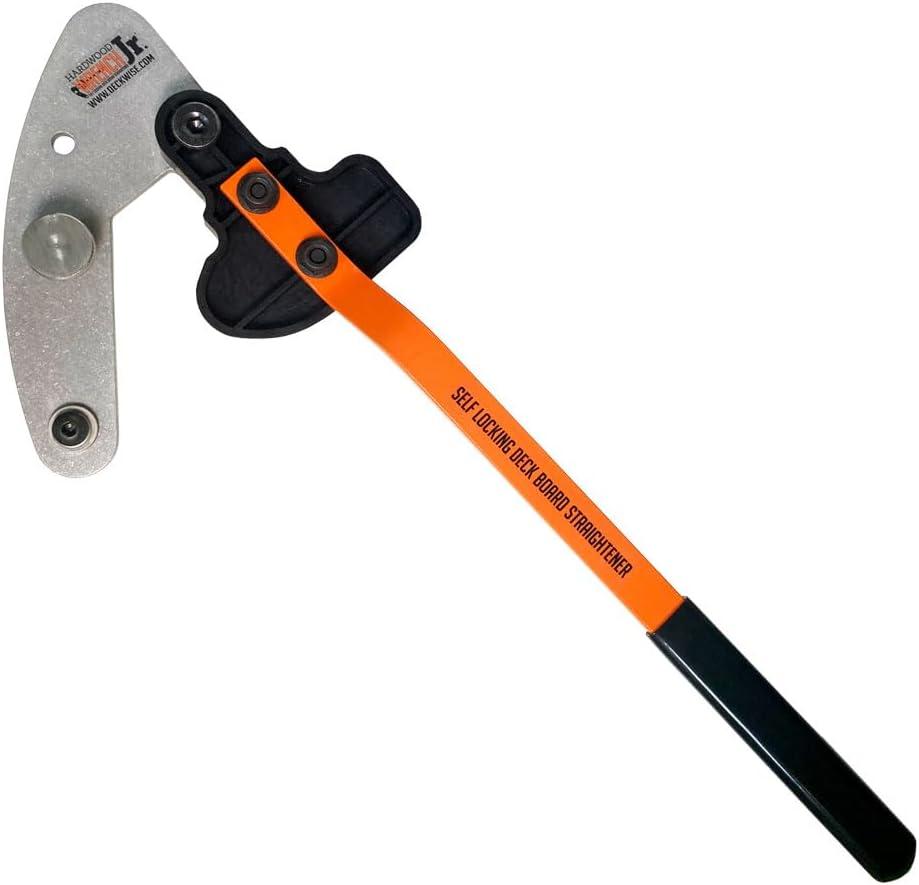 DeckWise Hardwood Wrench Jr. Lightweight Deck Board Bending Tool for Hardwood, Thermal Wood, PVC, Pressure Treated, and Composite Decking (1 tool)