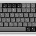 nuphy Air75 HE Rapid Trigger Wired Custom Magnetic Gaming Keyboard,RGB HotSwap, 84 Keys 75% Layout Adjustable Actuation Esports Low Profile Keyboard, Hall Effect Keyboard(Magnetic Jade Pro Switch) (Grey)