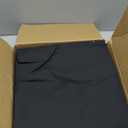 Black Rectangle Table Cloth - 6 Pack, 60" x 84" Washable Polyester Tablecloth for 5FT Tables, Wrinkle-Resistant Table Cover for Weddings & Parties