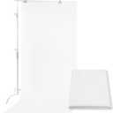 Meking Diffusion Fabric Light Silk White Seamless Nylon 4.3 x 1.8 Yard /4 x 1.7M Foldable Diffusion Sheet for Light Tent, Strobe Light, Lighting Light Modifier and Other Photographic Equipment