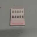 Glamnetic Press On Nails - Chocolate Brown | Opaque Muted Soft Brown Short Oval Fake Nails, Salon Quality | 15 Sizes - 30 Nail Kit