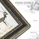 Picrit 18x24 Antique Brown Gold Poster Frame, Tempered Glass, 1 Pack