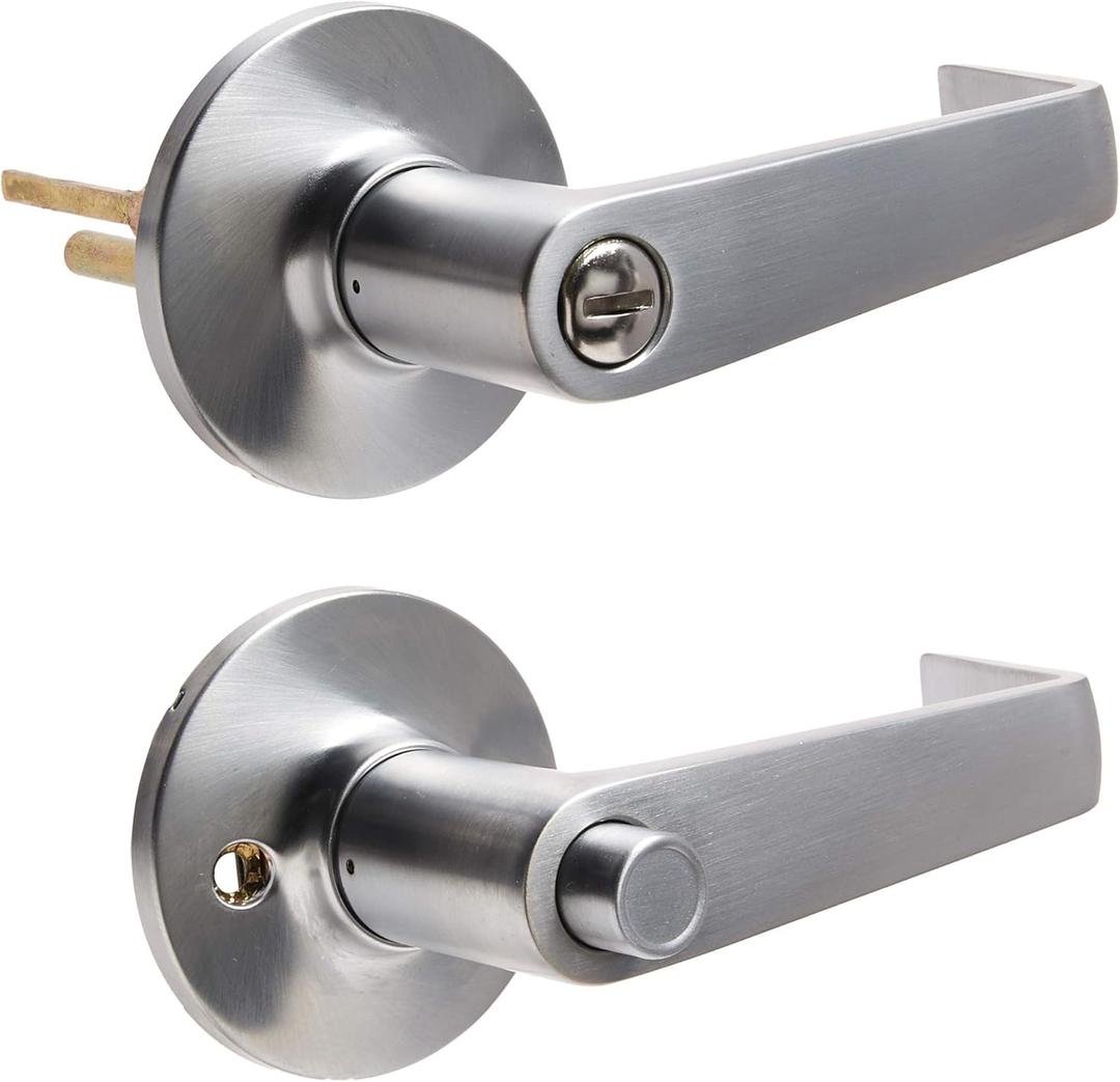 Kwikset 408CNL-26D Light Commercial Carson Privacy Door Locks Satin Chrome Finish