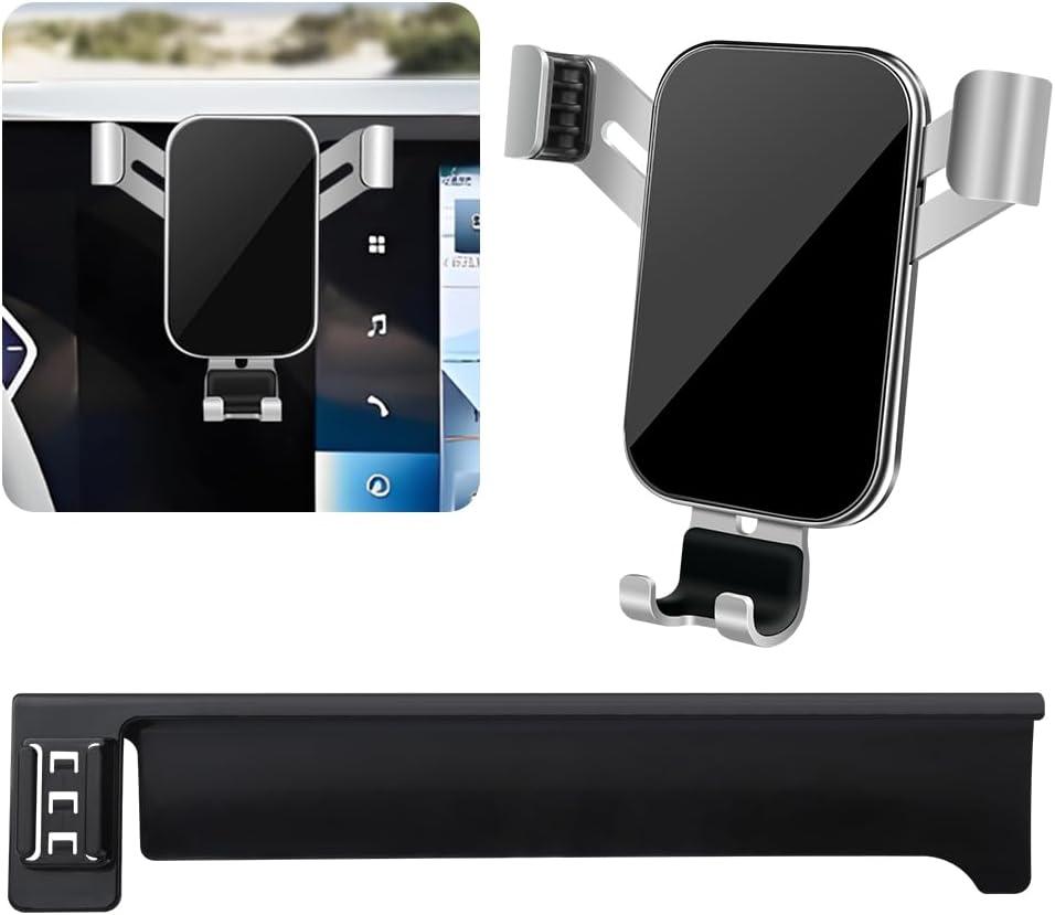 LUNQIN Car Phone Holder for BMW 4 Series 2024-2026 and BMW 3 Series 2023-2026 and i4 2022-2025 Auto Interior Accessories Best Cell Phones Mount Cellphone Mobile Cradle Charging Screen Stand Accessory