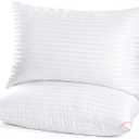 Collection Bed Pillows for Sleeping 2 Pack Standard Size，Pillows for Side and Back Sleepers,Super Soft Down Alternative Microfiber Filled Pillows,20 x 26 Inches