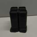 shouwuhho 24 Pack Furniture Risers Adjustable Bed Risers Heavy Duty Lifts Height 1", Square Stackable Bed Risers 1, 2 or 3 Inch for Desk Leg Table Couch Sofa Chair Bed Frame Legs Dorm, Black