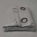 NICETOWN Natural 100% Blackout Linen Curtains 84 inch Long Burg for Living Room, 2 Panels, 52" Wide, Farmhouse Thick Completely Blackout Window Treatment Thermal Insulated Warm Drapes for Winter